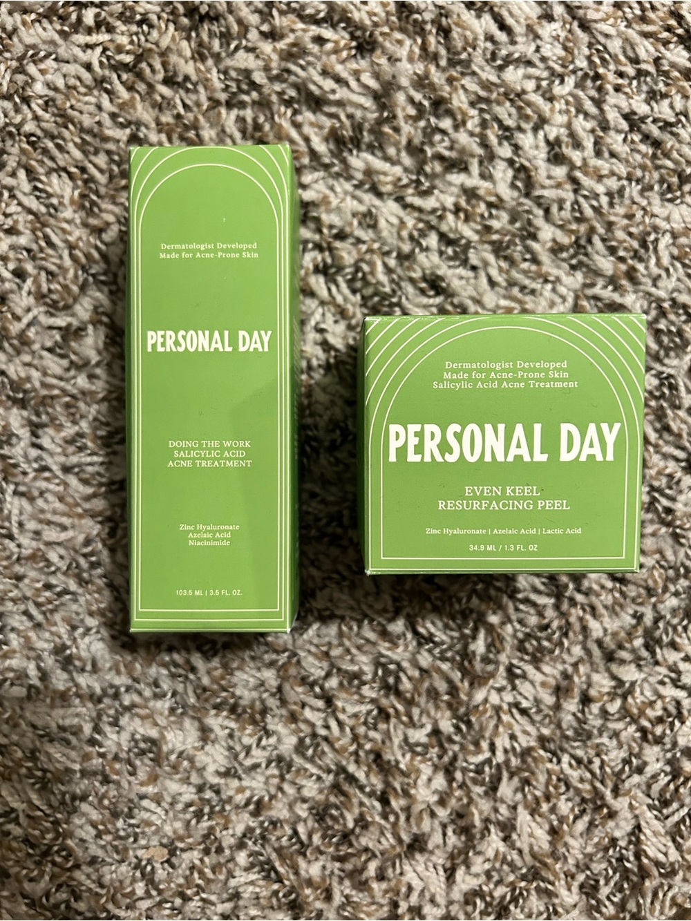BUNDLE Personal Day Doing the Work Acne Treatment Toner and Peel Mask